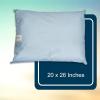 McKesson Medical Pillow [12 Count] Reusable Hospital Bed Pillows, Vinyl Cover, Fluid Moisture and Stain-Resistant, Blue, 20 in x 26 in(20 X 26 Inch ( 12 ct))