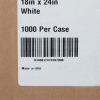 McKesson Medical Scale Liner Paper – White, Crepe Sheets – 18 in x 24 in, 1000 Count, 1 Pack