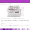 McKesson Microscope Slides – Charged, White Frosted, Ground Edged with 90° Corners, Pre-Cleaned Glass Slides, 72 Count(72)