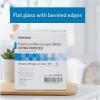 McKesson Microscope Slides, Extra-Frosted Glass, Grounded Edges, 25 mm x 75 mm x 1 mm, 72 Count(72)