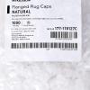 McKesson Non-Sterile Natural Polyethylene Flanged Tube Closures, 12 mm, 1000 Count