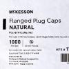 McKesson Non-Sterile Natural Polyethylene Flanged Tube Closures, 12 mm, 1000 Count