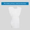McKesson Patient Exam Gowns, Tissue/Polyester, Disposable, White, One Size Fits Most, 50 Count