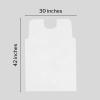 McKesson Patient Exam Gowns, Tissue/Polyester, Disposable, White, One Size Fits Most, 50 Count