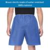 McKesson Patient Exam Shorts, Disposable – Non-Woven Material, Elastic Waist, Blue – Fits 32 in to 40 in Waist, Size Large, 25 Count