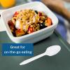 McKesson Plastic Spoon, Polypropylene, Disposable, White, 5 1/2 in, 1000 Count
