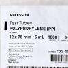 McKesson Plastic Test Tubes – Non-Graduated, Premium-Grade Polypropylene Clear Tubes, Freezeable, Durable Impact Strength – 5 mL, 1000 Count