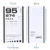 McKesson Pocket Eye Charts with Ruler, Hand Held Rosenbaum Vision Test Screener for Eye Doctors, School Nurses, 14 in Test Distance, 3 1/2 in x 6 1/2 in, 5 Count(1)
