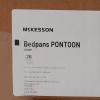 McKesson Pontoon Bedpans, Plastic, Graphite, 2 qt, 250 lbs Weight Capacity, 1 Count