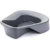 McKesson Pontoon Bedpans, Plastic, Graphite, 2 qt, 250 lbs Weight Capacity, 1 Count