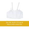 McKesson Post-Surgical Bra, White, 44B / 42C / 40D, 44 in to 46 in, 1 Count