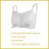 McKesson Post-Surgical Bra, White, 44B / 42C / 40D, 44 in to 46 in, 1 Count