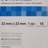 McKesson Premium Cover Glass, #2 Thickness, Microscope Cover Glass, Clear, Precleaned, 22 mm x 22 mm, 10 Count