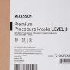 McKesson Premium Procedure Masks, Level 3 with Eye Shields – Disposable, Pleated with Ear Loops, Non-Sterile, White – One Size Fits Most Adults, 25 Count, 4 Packs, 100 Total