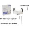 McKesson Raised Toilet Seat with Removable Padded Arms, Lightweight, Fits Most Standard Toilets, 300 lbs Weight Capacity, 1 Count