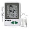 McKesson Refrigerator and Freezer Thermometer, Dual-Probe – Waterproof Digital Display Max/Min Temperatures, 1 Count