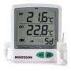 McKesson Refrigerator and Freezer Thermometer, Single-Probe – Waterproof Digital Display Max/Min Temperatures, 1 Count