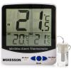 McKesson Refrigerator/Freezer Thermometer with Triple Display, Single Probe, Large Digits for Medical Laboratory, Food Safety Use, 1 Count