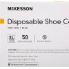 McKesson Shoe Covers, Disposable – Universal, Shoe High, Elastic Closure, Non-Skid Sole, Non-Sterile – Blue, XL, 200 Pairs