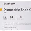 McKesson Shoe Covers for Painting, Construction, Disposable – Universal, Shoe High, Elastic Closure, Non-Skid Sole, Non-Sterile – Blue, One Size Fits Most, 300 Pairs