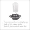 McKesson Sitz Bath with 2000 mL Bag, Plastic, Graphite, 500 mL Increments up to 2000 mL, 10 Count