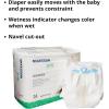 McKesson Size 2 Baby Diapers, 12 to 18 lbs, 34 Count, 1 Pack