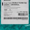 McKesson Snap Caps, Polyethylene Covers for Tube Closure – Fits Most 12 mm, 13 mm, and 16 mm Tubes – Green, 1000 per Bag, 1000 Count