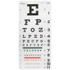 McKesson Snellen Eye Test Chart, Wall Mounted – Non-Reflective Matte Finish, 20 ft Test Distance – 11 in x 22 in, 5 Count