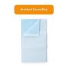 McKesson Stretcher Sheets – Medical Equipment Drape, Tear-Resistant Tissue/Poly Film – Blue, 72 in x 40 in, 50 Count