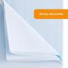 McKesson Stretcher Sheets – Medical Equipment Drape, Tear-Resistant Tissue/Poly Film – Blue, 72 in x 40 in, 50 Count