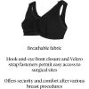McKesson Surgi-Bra Post-Surgical Bra, Front Closure, Cotton/Spandex, 36 in B, C, D Cups, 1 Count