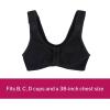 McKesson Surgi-Bra Post-Surgical Bra, Front Closure, Cotton/Spandex, 38 in B, C, D Cups, 1 Count