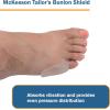 McKesson Tailors Bunion Shield, Pinky Toe, Gel Pads, Cushions, Guard, for Men and Women, 1 Count