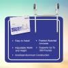 McKesson Toilet Safety Frame and Rail, Aluminum, Adjustable, 300 lbs Weight Capacity, 4 Count