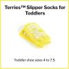 McKesson Unisex Non-skid Slipper Socks Toddler Shoe 4 to 7-1/2 Yellow