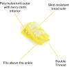 McKesson Unisex Non-skid Slipper Socks Toddler Shoe 4 to 7-1/2 Yellow