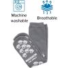 McKesson Unisex Slipper Socks Adult Size 10-1/2 to 11-1/2 Gray – 1 Pair