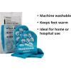 McKesson Unisex Slipper Socks Adult Size 5 to 7 Blue – 1 Pair
