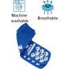 McKesson Unisex Slipper Socks Adult Size 7-1/2 to 10 Blue – 1 Pair