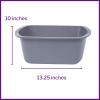 McKesson Wash Basin, Plastic, Rectangle, 7 qt, 50 Count(50)