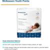 McKesson Youth Training Pants, [56 Count], Overnight Disposable Pull Up Diapers, L/XL, 60-125 lbs, Absorbent 12 Hour Leak Protection with Leg Gathers and Tear-Away Sides, for Boys or Girls, Pediatric(Large/X-Large (56 Count))