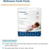 McKesson Youth Training Pants, [56 Count], Overnight Disposable Pull Up Diapers, L/XL, 60-125 lbs, Absorbent 12 Hour Leak Protection with Leg Gathers and Tear-Away Sides, for Boys or Girls, Pediatric(Large/X-Large (56 Count))