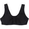 McKesson Black Cotton-Spandex Surgi-Bra – Post-Surgical Bra for Full-Coverage Breast Support with Light Compression – 40-inch B, C, D Cups, 1 Count