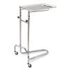 McKesson California-Style Mayo Instrument Stand – Stable and Adjustable Medical Tray for Surgical and Examination Procedures, Locking Wheels, 1 Count