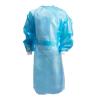 McKesson Chemotherapy Procedure Gown, Disposable – Full-Back, Waist Tie, AAMI Level 2, Unisex, Non-Sterile – Blue, Size 2XL, 53 in L, 10 Count