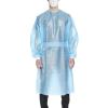 McKesson Chemotherapy Procedure Gown, Disposable – Full-Back, Waist Tie, AAMI Level 2, Unisex, Non-Sterile – Blue, Size XL, 51 in L, 10 Count
