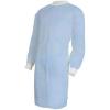 McKesson Disposable Lab Coat – Durable, Breathable, and Lightweight – Full Protection, Universal Fit with Three Pockets – Blue, Small/Medium, 30 Count