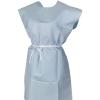 McKesson Disposable Patient Exam Gown [Pack of 50] Latex-Free, Medical, Hospital, Tissue/Polybacked, Blue, One Size Fits Most