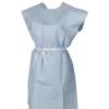 McKesson Disposable Patient Exam Gown [Pack of 50] Latex-Free, Medical, Hospital, Tissue/Polyester, Blue, One Size Fits Most(50)