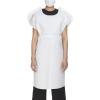 McKesson Disposable Patient Exam Gown [Pack of 50] Latex-Free, Medical, Hospital, Tissue/Polyester, White, One Size Fits Most